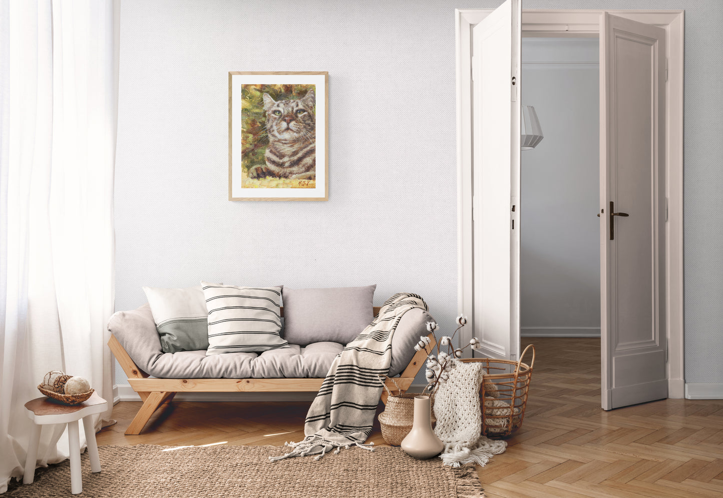 The Boss Tabby Cat(Original Oil/Fine Art Prints)