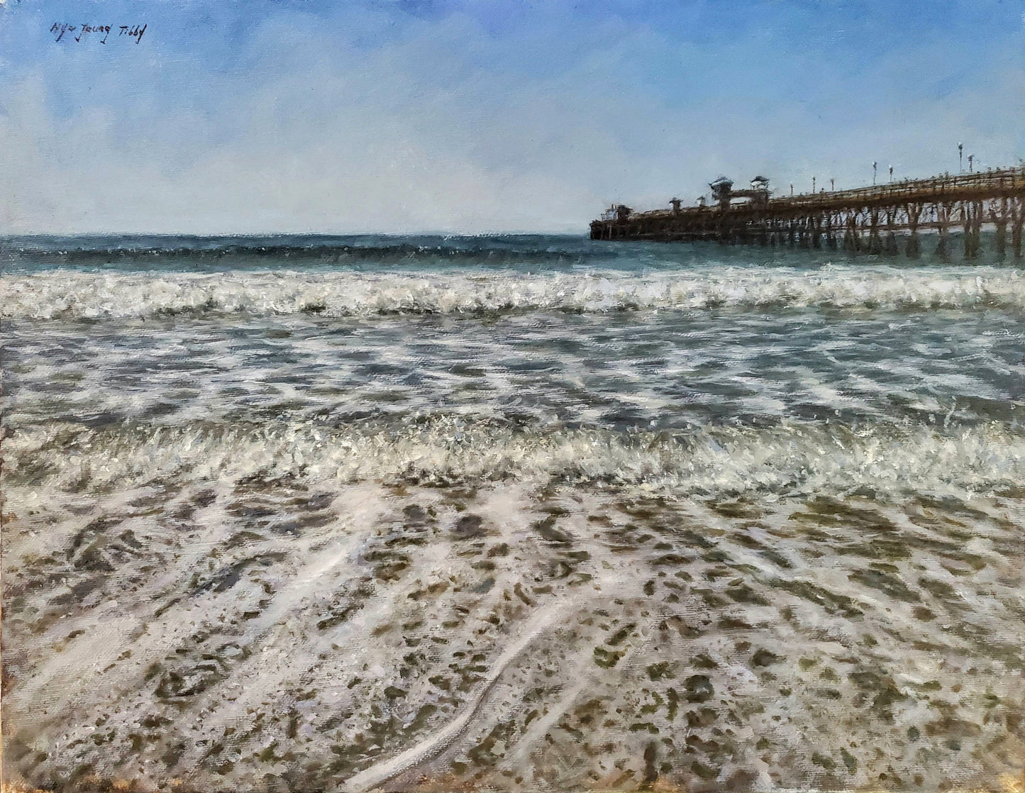 Oceanside Beach(Original Oil)