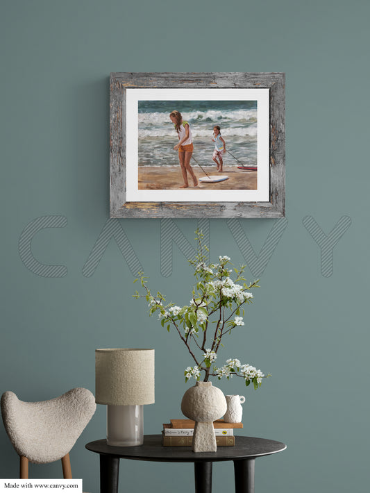 California Boogie Boarders(Original Oil/Fine Art Prints)